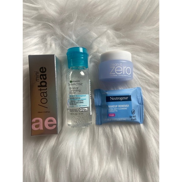 Makeup Remover Cleanser Bundle; Oatbae Garnier Banila Co & Neutrogena‎ - Picture 1 of 4